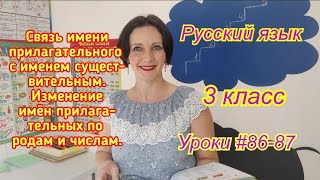 Русский язык. 3 класс. Уроки #86-87. \