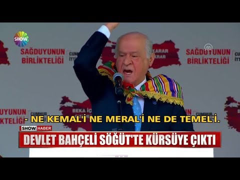 Devlet Bahceli Sogut Te Kursuye Cikti Youtube