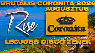 Coronita 2026 Augusztus DJ Rise💛Legjobb Disco Zenék