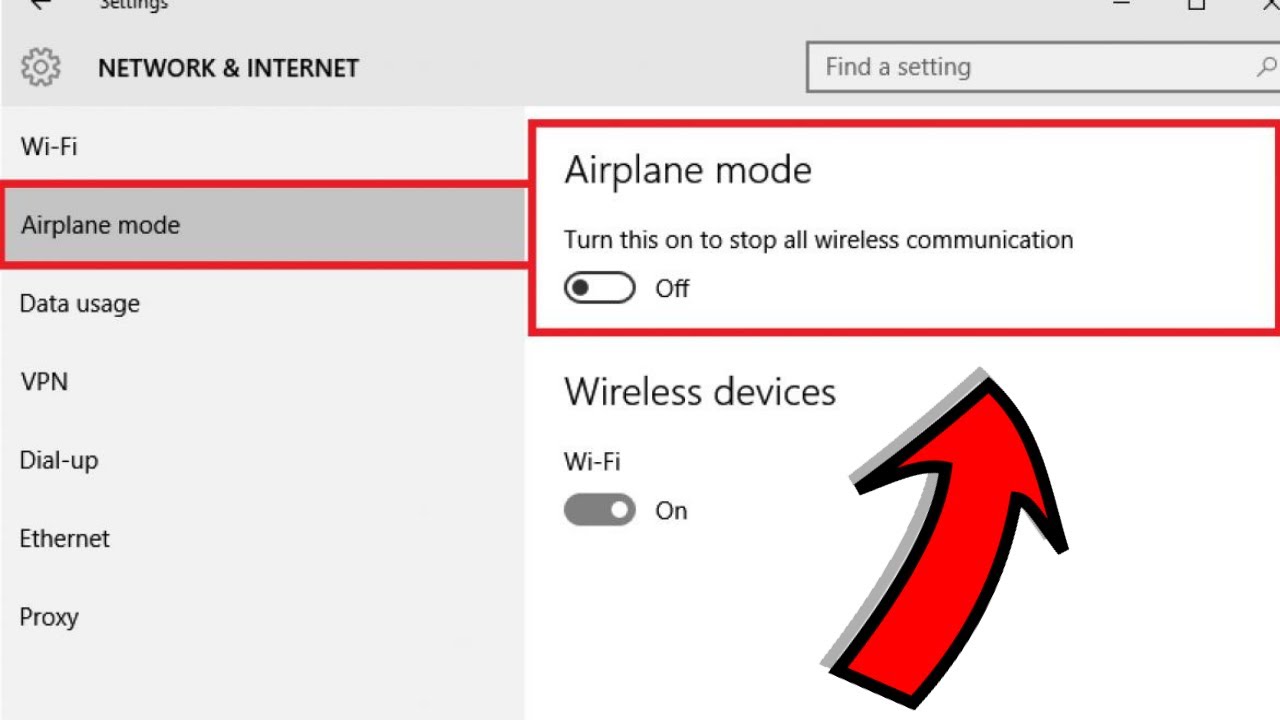How to Turn Off Airplane Mode in Windows 10 (2022) YouTube