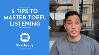 5 TOEFL Listening Tips for Full Score! #TOEFL #toeflspeaking #TestReady