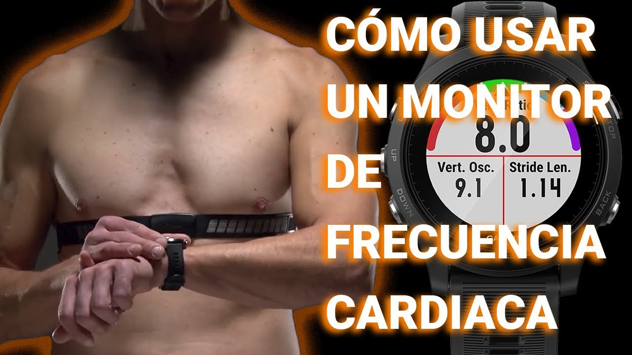 Garmin-Monitor de ritmo cardíaco para correr, cinta de correr