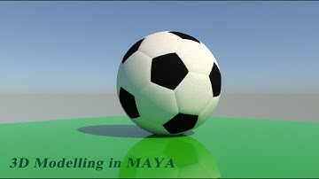 How to model a football in Maya | Autodesk Maya