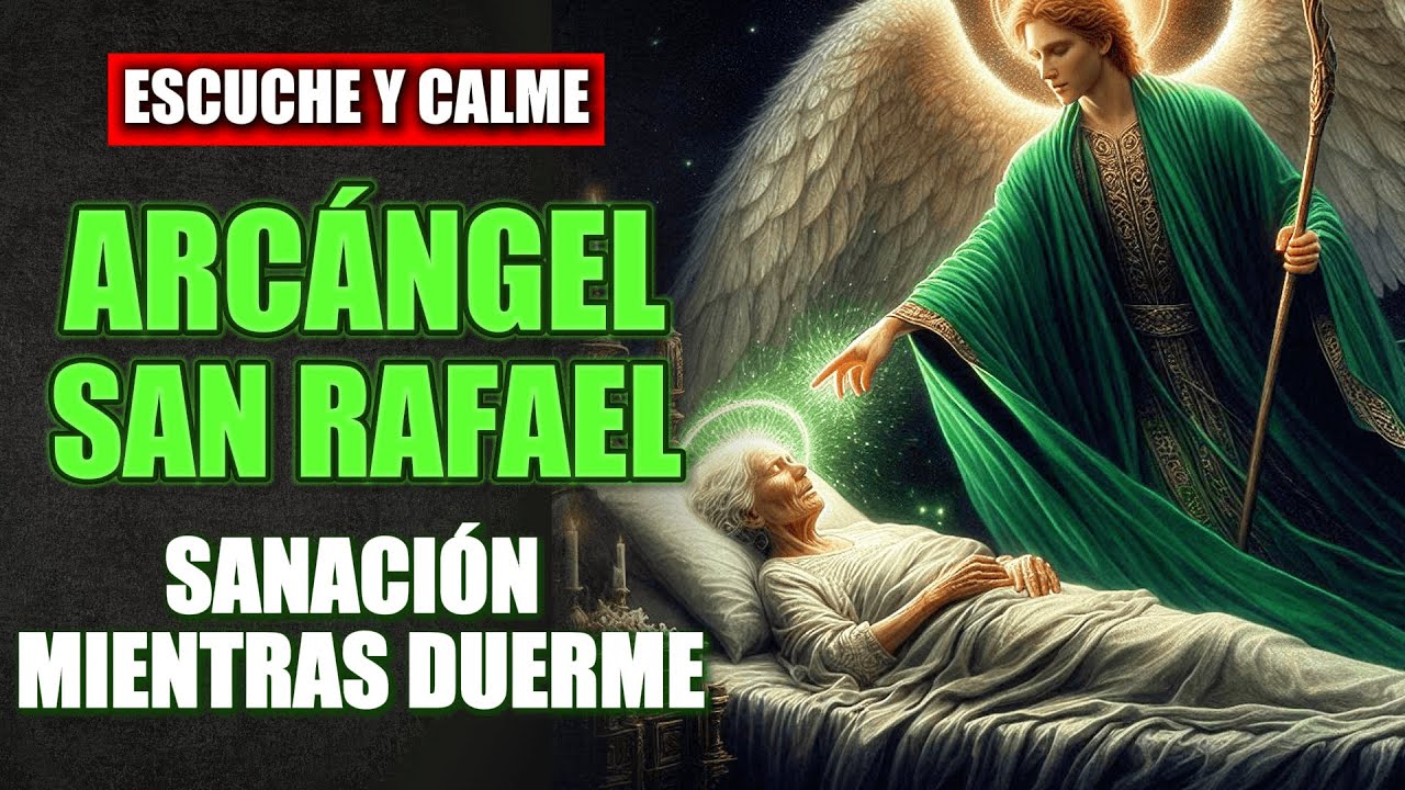 ORACIONES MILAGROSAS al Arcángel Rafael | Escúchalas Antes de Dormir y Recibe Sanación Divina AHORA