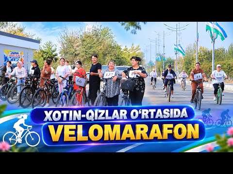 Xotin qizlar o'rtasida velomarafon II Jizzax 24