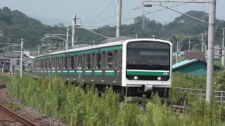 【初めての場所で撮影】E501系K752編成、内郷から湯本間を通過。