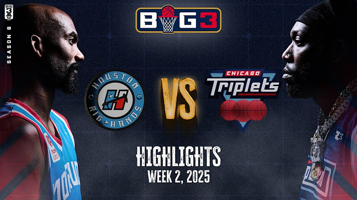 2025 BIG3 Week 2 In 3 Minutes | Chicago Triplets vs. Houston Righands