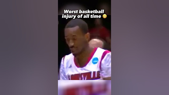 Worst basketball injury of all time 😨 #shorts #basketball #kevinware #nba
