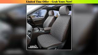 Unboxing Universal Flax Car Seat Cover Front Rear Cushion Comfortable Breathable Protector Mat Four