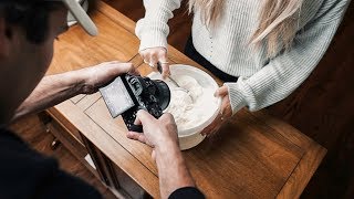 HOW I FILM HANDHELD ICE CREAM B ROLL | Behind the Scenes