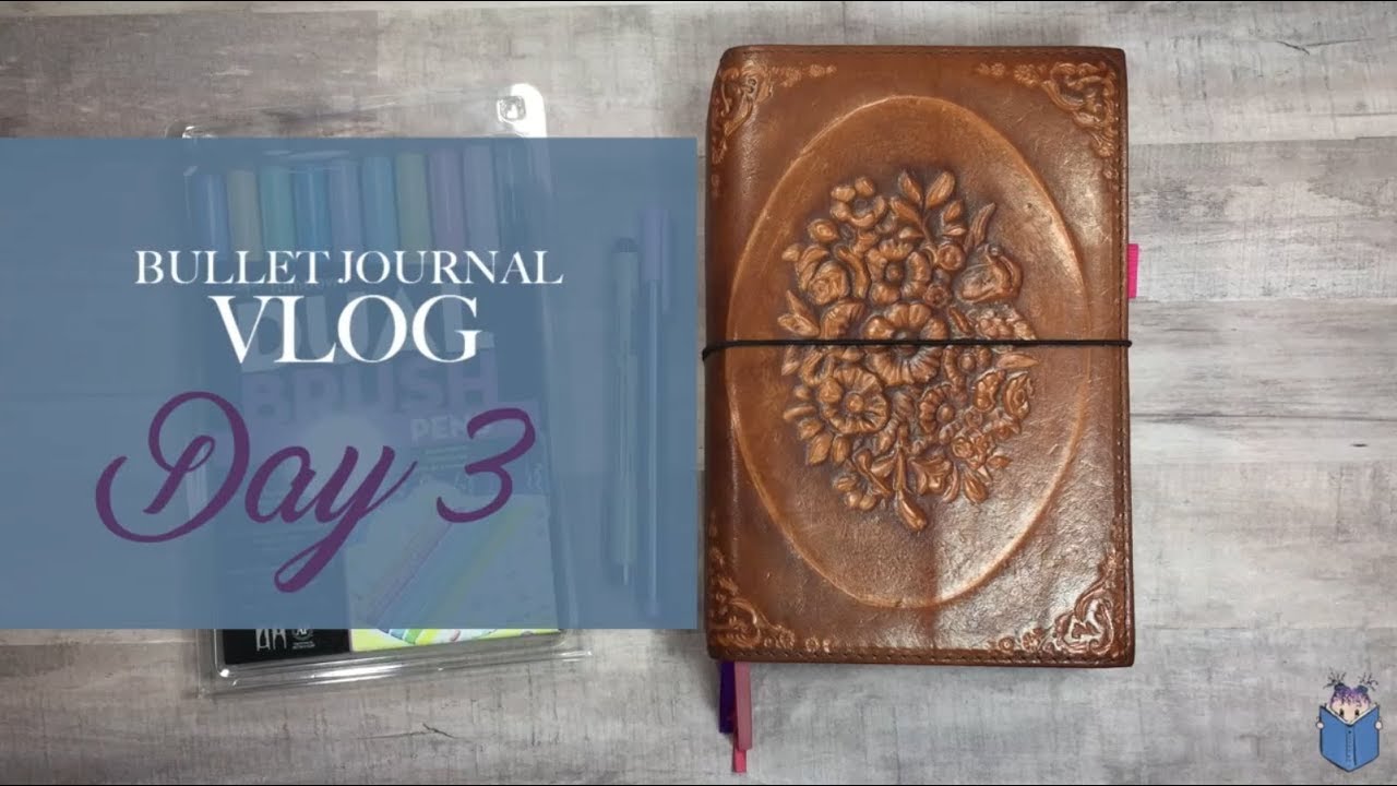 Bullet Journal Vlog Day 3 - Feeling Better and Shopping - January 19,2018 bujo burger