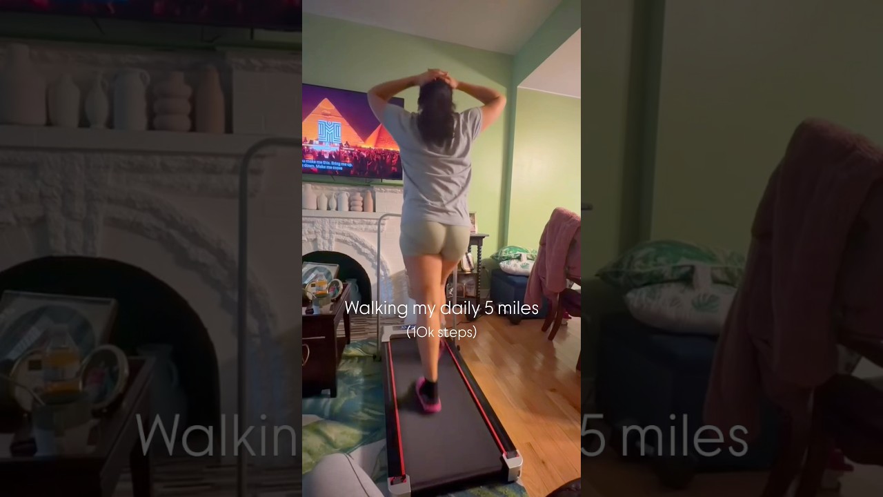 Don’t mind me, just walking my daily 5 miles 