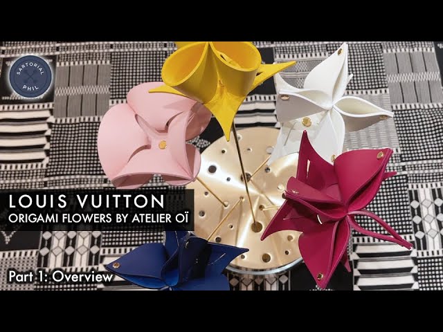 中古・古着通販】LOUIS VUITTON (ルイ ヴィトン) Origami Flowers by Atelier Oi ネイビー  サイズ:下記参照｜ブランド・古着通