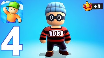 Stumble Guys - Gameplay Walkthrough Part 4 - INMATE 007 (iOS, Android)