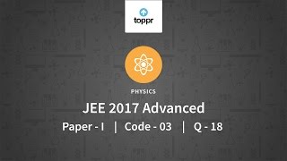 JEE Advanced 2017 Physics Paper I Code 3 Q 18 Solution
