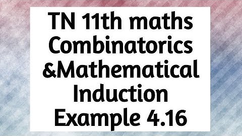11th maths example 4.16