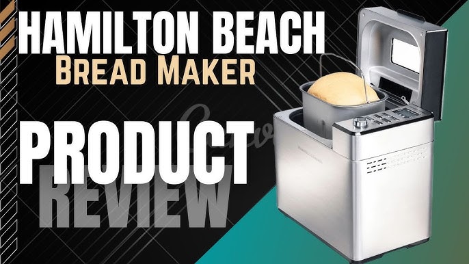 Making my First Loaf of Bread with my New Hamilton Beach Breadmaker 