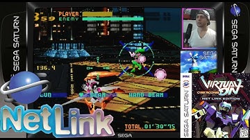 Sega Saturn Netlink Match #6 | Virtual On: Cyber Troopers | Online Multiplayer (Xband, VoiP)
