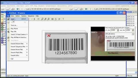 Auto demonstration video information by barcode with WEB-cameras. Part 1