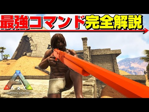 クリエイティブモード完全解説 Arkで一番利用されている 最強コマンド Ark 実況 Ktr Gaming Youtube