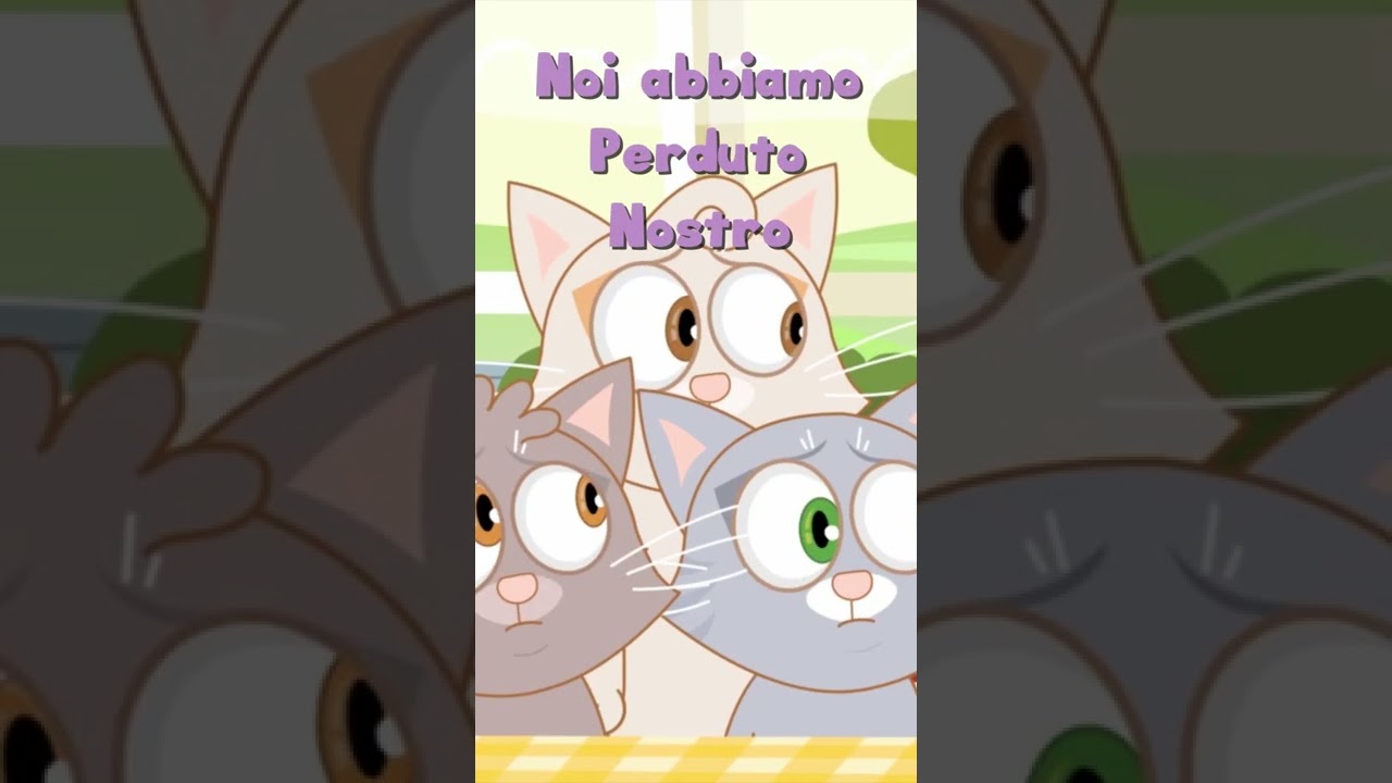 ⁣Tre piccoli gattini #shorts #youtubeshorts | Filastrocche carine | Hooplakidz Italiano