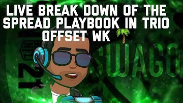 The Best Offense in Madden 21 Spread Play Book Gun Trio Offset WK Mini Scheme