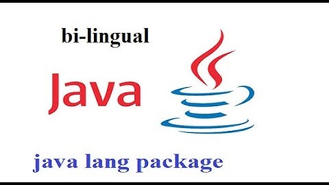 Java Lang Package in simplest way