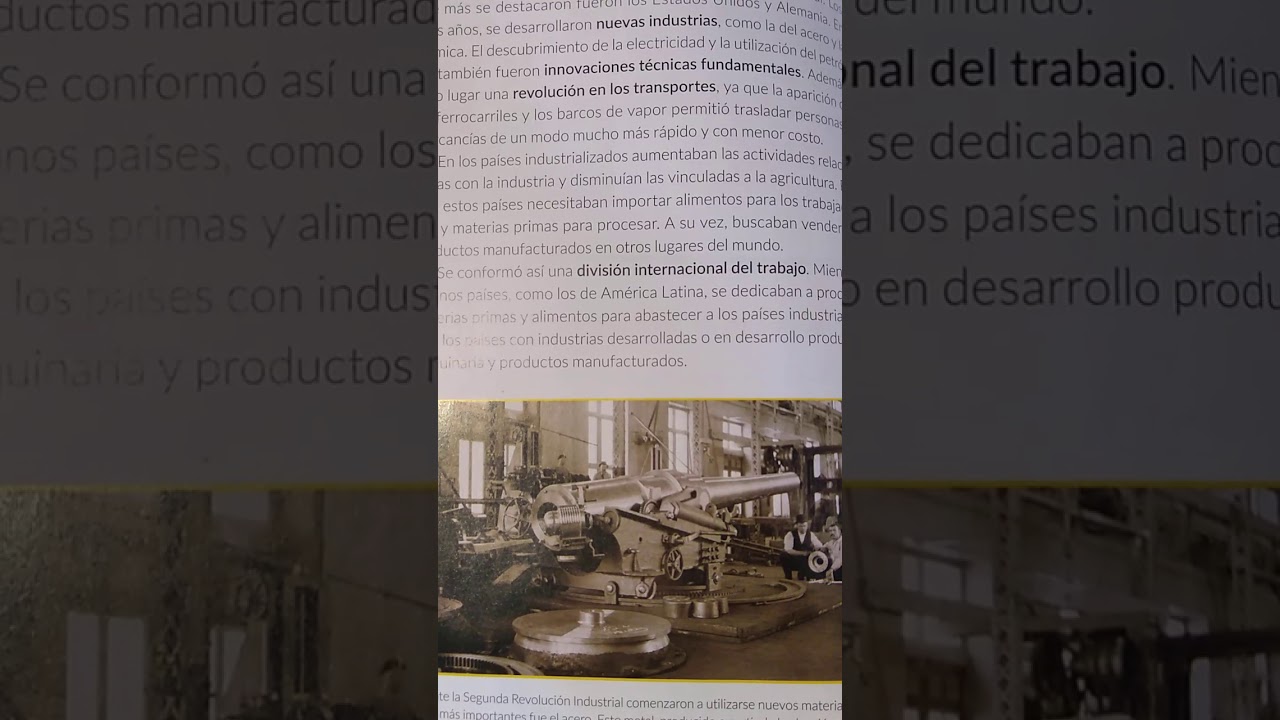 División Internacional del Trabajo- Primera y Segunda Revolución