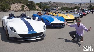 Ferrari Monza RECORD! 33x SP1 and SP2 in $80m Gathering at Car Week