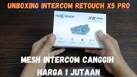 UNBOXING INTERCOM RETOUCH X5 PRO