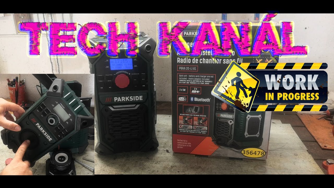 Radio De Chantier Parkside PBR 36 A1 Sans Fil – Neuve Sous Emballage