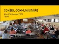 Conseil communautaire  30 janvier 2024