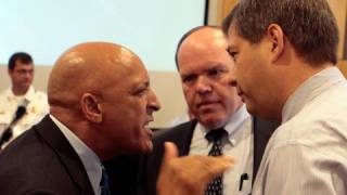 Shouting match ends mutual aid meeting