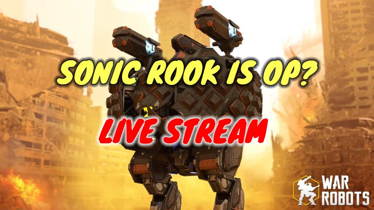war robots| overpowered ROOK with the sonic weapons 🔥💪 best weapons for ...