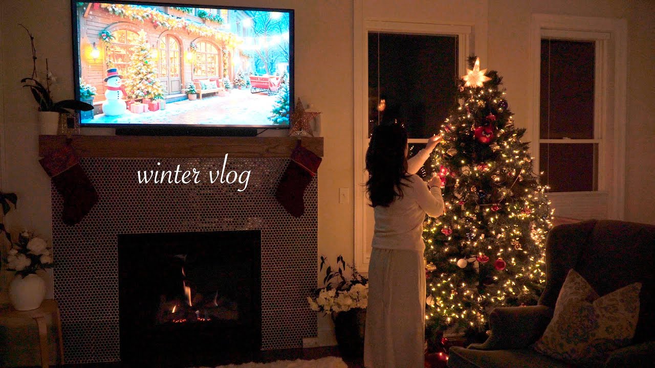 [ENGCC]🇺🇸Life in US/미국겨울한파시작/코스코 갈비로 갈비탕 끓이고 짜장면 먹으러 한시간 운전하는 미국일상/50대 운동루틴/냉털 마파두부