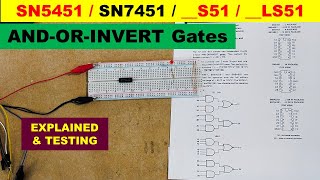 {663} SN7451 AND-OR-INVERT gate