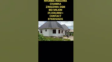 0768263636 BEI MILLION 29 000 000 NYUMBA INAUZWA CHANIKA ZINGIZIWA DSM PIGA SIM KWAMAELEZO ZAID 