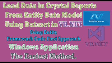 crystal report with entity framework in vb.net | Code First Approach