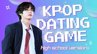 ☁️KPOP DATING GAME☁️ | HIGH SCHOOL EDITION👩🏻‍🎓🍎✏️