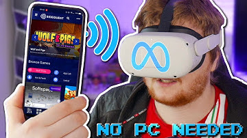 SideLoad Quest 2 VR Games With Mobile! | SideQuest App [NO PC NEEDED]