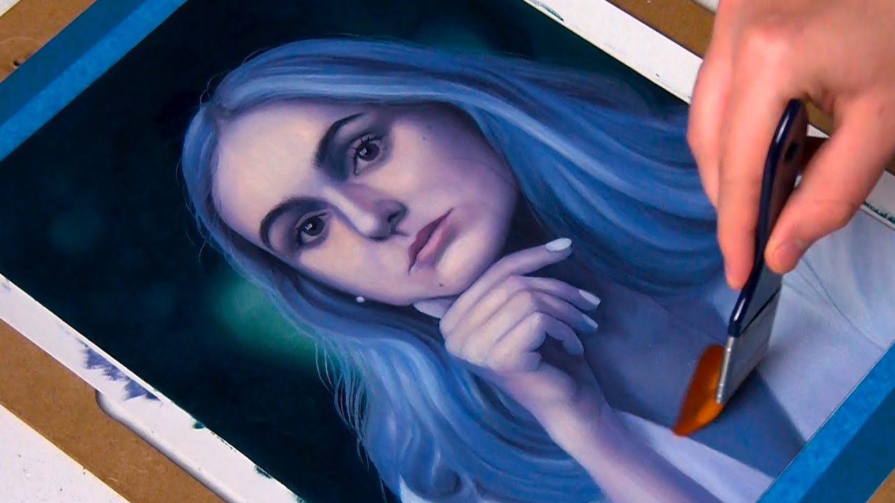 My First Oil Painting Real Time Process 🎨 - YouTube
