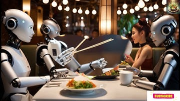 Do Robots Eat Like Humans? #roboticinnovation #aiart #valentinesday