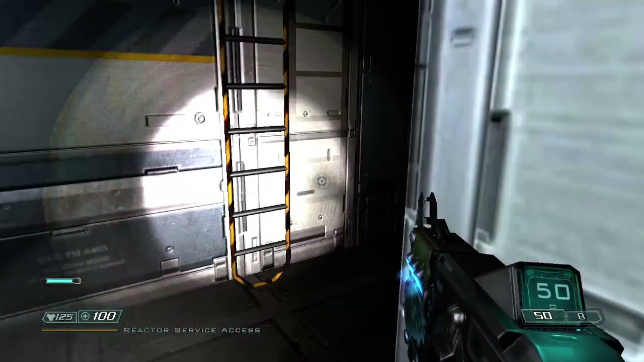 [DOOM 3] Top of Ladder Glitch - Stuck