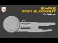 Simple SciFi Blockout in Blender (Tutorial)
