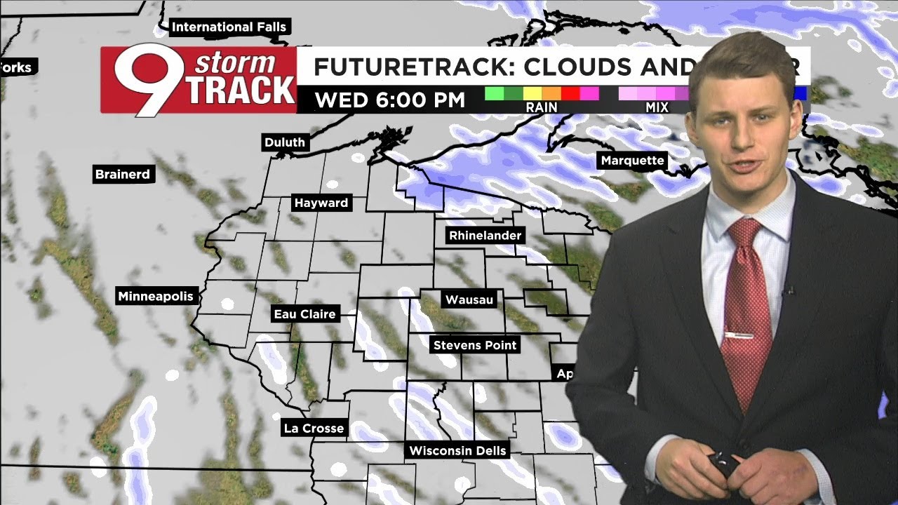 Gusty winds and cold temperatures tonight - YouTube