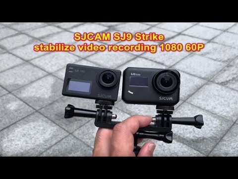 SJCAM SJ9 Strikeが来たの stabilize video recording 1080 60P Test
