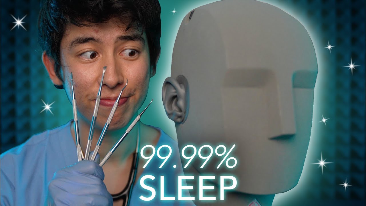 ASMR for people who REALLY NEED sleep (Ear Cleaning) thumbnail