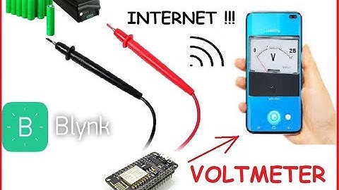 Voltmeter DC(0-25V)With Smartphone Display / Blynk / Nodemcu