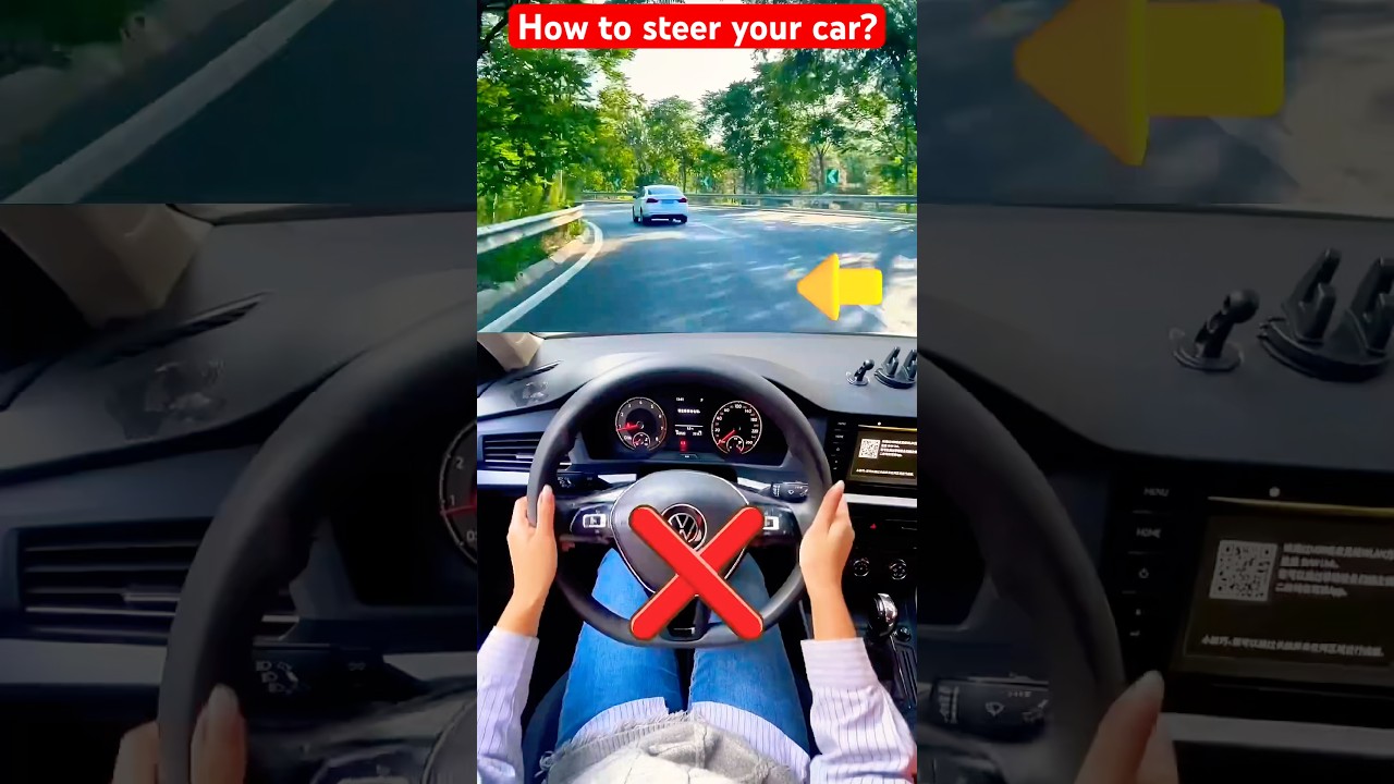 how to steer a car while driving | 