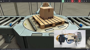 FACTORY I/O works with a PLC wired through interface board